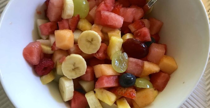 Receta de ensalada de frutas